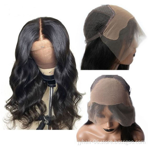 150% Density Scalp Wigs,New Design Pre Plucked Bleached Knots Natural Hairline 100% Human Hair Wigs